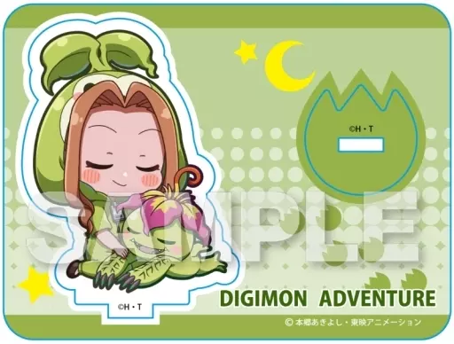 太刀川ミミ＆パルモン ぎゃおコレ ミニキャラスタンド 「デジモンアドベンチャーシリーズ」