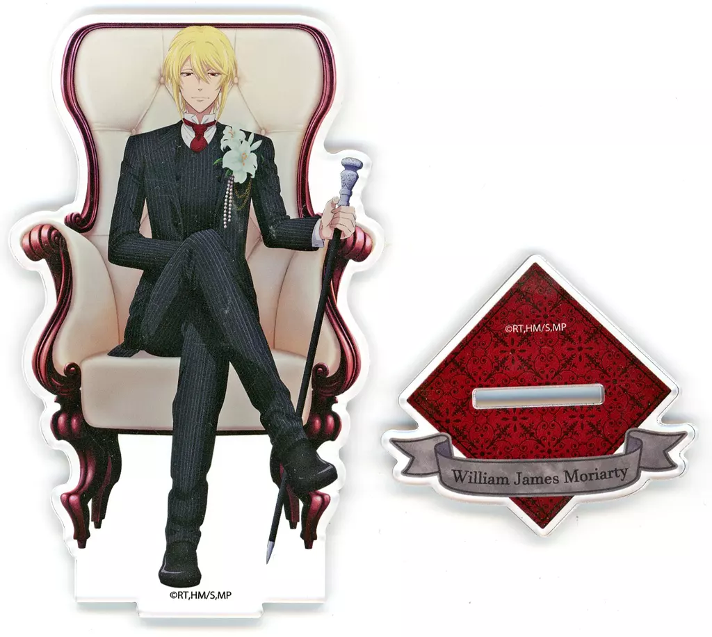 憂国のモリアーティ ウィリアム アクリルスタンド PATRIOT CAFE 駿河屋 -<中古>ウィリアム・ジェームズ・モリアーティ アクリル