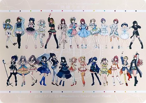 アイドルマスター シャニマス　我儘なまま　ラバーマット 283PRODUCTION SOLO PERFORMANCE LIVE「我儘なまま」公式ラバーマット