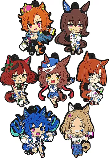 全7種セット ラバー～ペインタースタイル～ 「ウマ娘 プリティーダービー NAMCO Promotion SECOND」