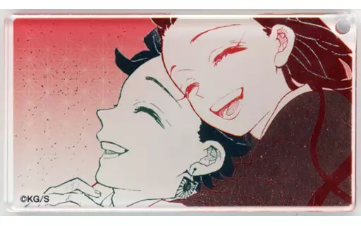 竈門炭治郎＆竈門禰豆子(顔アップ) 「鬼滅の刃 吾峠呼世晴原画展 アクリルコレクション ～兄弟・姉妹～」