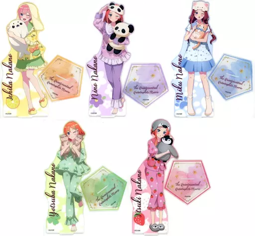 アクリルスタンド・アクリルパネル　全5種セット BIGアクリルスタンド 「映画 五等分の花嫁 ドリーム缶バッジ リラックスタイム」 ドリーム賞