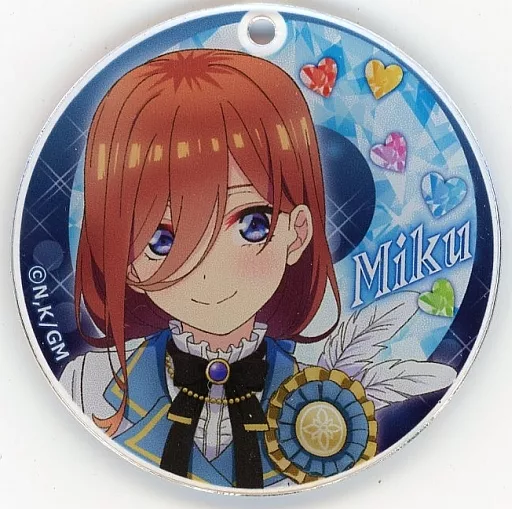 中野三玖 アクリル 「映画 五等分の花嫁 おかしのいえ～White Princes～ in 新宿マルイ メン Anisugarドーナツ」 同梱品