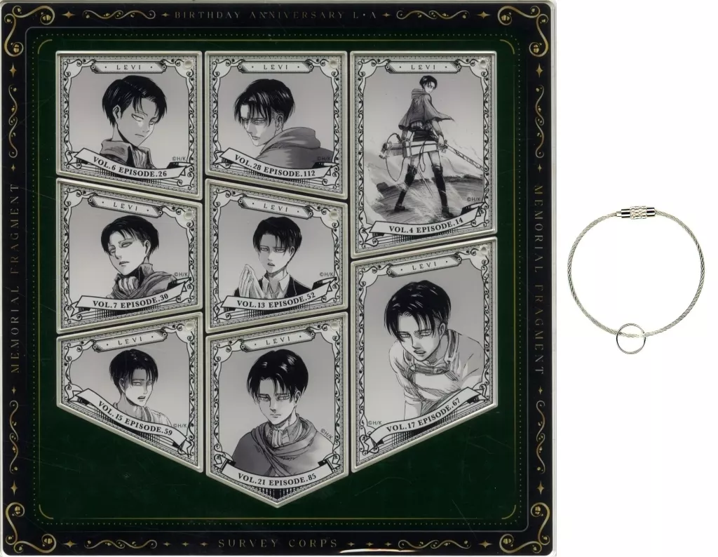 リヴァイ・アッカーマン リヴァイ トレーディングアクリル Type B 豪華仕様コンプリートBOX 「進撃の巨人」