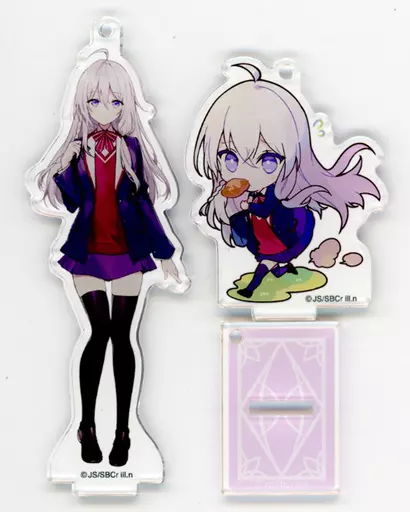 イレイナ ミニアクリルスタンド 「ライトノベル 魔女の旅々 20巻+ナナがやらかす五秒前+魔女の旅々 学園 アニメイト限定版 3冊セット+等身大タペストリー付き特装版」 アニメイト早期予約特典