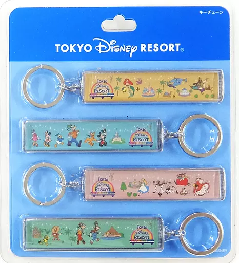 集合 キーチェーン(4個セット) 「ディズニー」 東京ディズニーリゾート限定