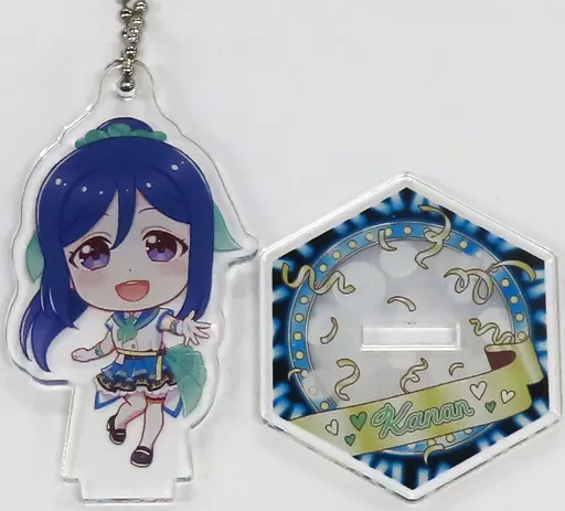 松浦果南 「ラブライブ!スクールアイドルフェスティバル GiGOコラボカフェ スクフェスシリーズ10周年 スタンド付きデフォルメアクリル(Aqours スクフェス2アイドル衣装 デフォルメ)」