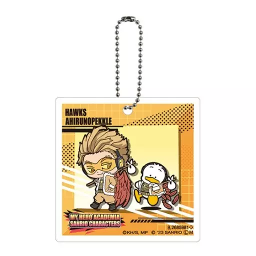 ホークス×あひるのペックル 「僕のヒーローアカデミア×サンリオキャラクターズ アクリルチャーム2」