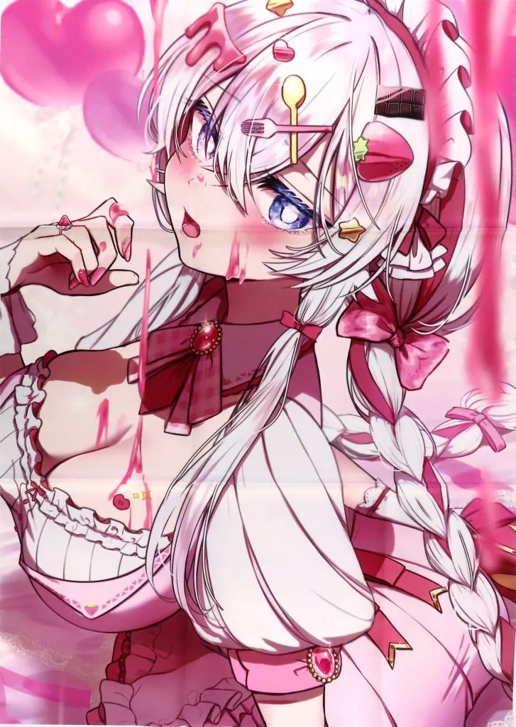 B2布 詩羽しう(デザインA) 「DMMスクラッチ! バーチャルYouTuber 詩羽しう」 B-1賞_image