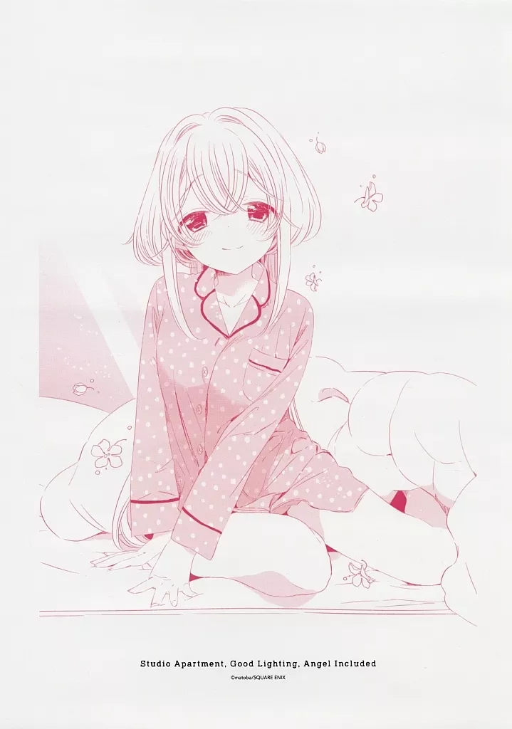 A3マット加工 とわ(4話扉絵カラーイラスト) 「くじメイト×DRAW!DRAW! ワンルーム、日当たり普通、天使つき。 オンラインくじ」 C-7賞_image