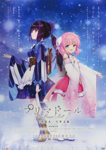 B2販促 パッケージイラスト 「プリマドール:冬空花火/雪華文様」_image