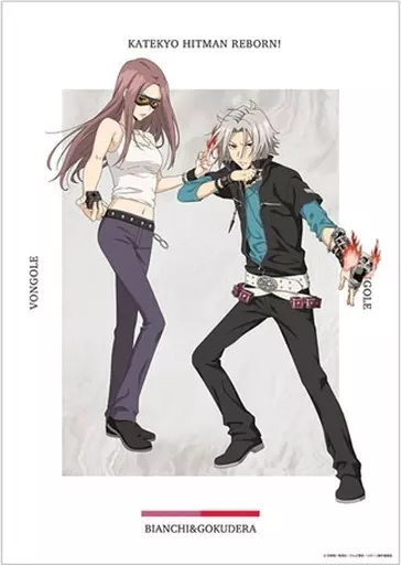 描き下ろしイラスト 修業風景ver. A3マット加工 獄寺隼人＆ビアンキ 「家庭教師ヒットマンREBORN! アニメイトフェア in 2023」_image