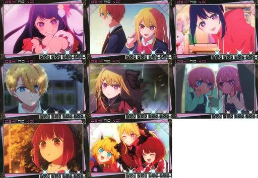 全8種セット 「ジャンボカードダス 推しの子 クリアビジュアル」_image