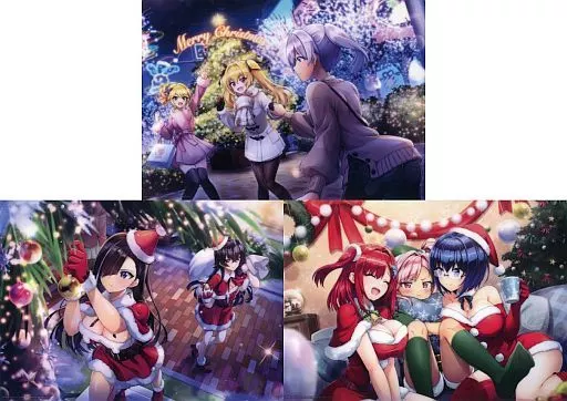 A4(3枚セット) 集合 「ドルフィンウェーブ Xmasキャンペーン」 Twitterフォロー＆リツイートキャンペーン 当選品_image