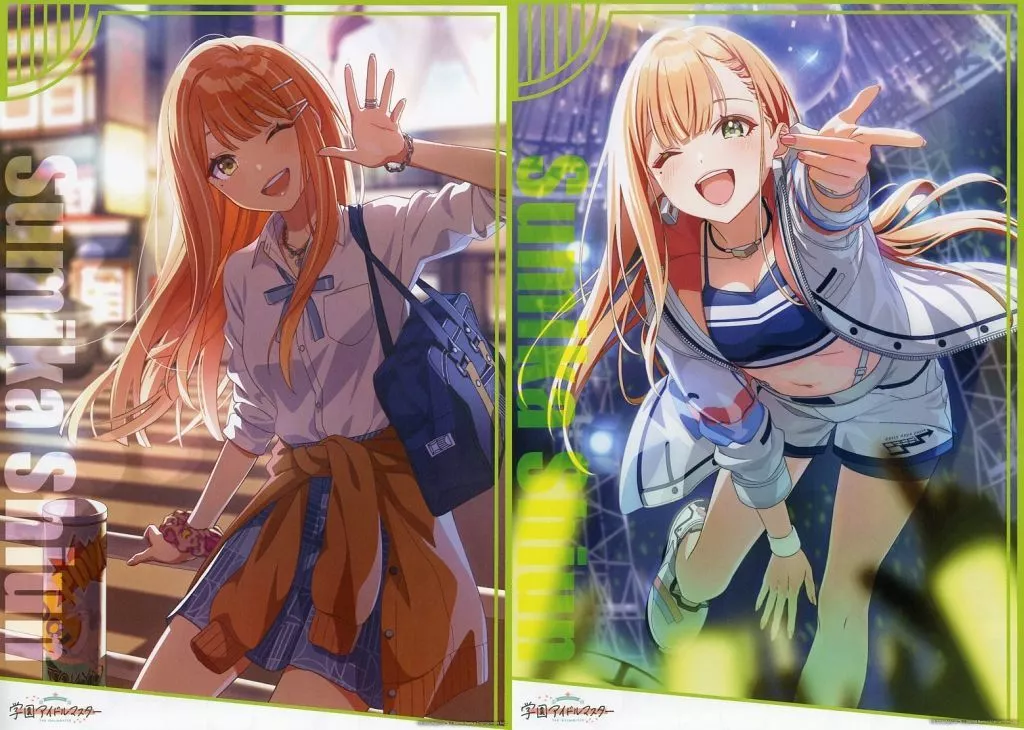 A4静電気ポスター(2枚セット) 紫雲清夏 「学園アイドルマスター POP UP SHOP in 池袋スキマストア by eeo」