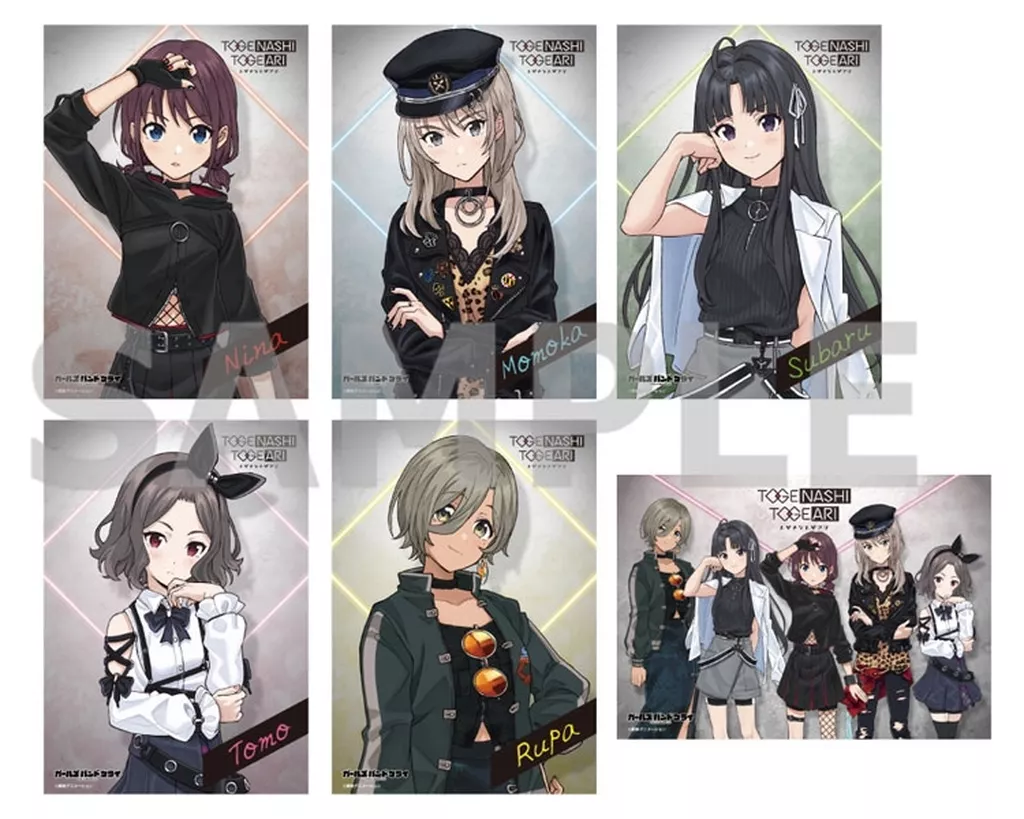全6種セット 「ガールズバンドクライ POP-UP SHOP in JOL原宿 A4トレーディング」_image