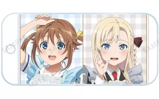 岬明乃＆ヴィルヘルミーナ 「劇場版 ハイスクール・フリート 描き下ろしイラスト 制服エプロンver. トレーディングアクリルキータグ」