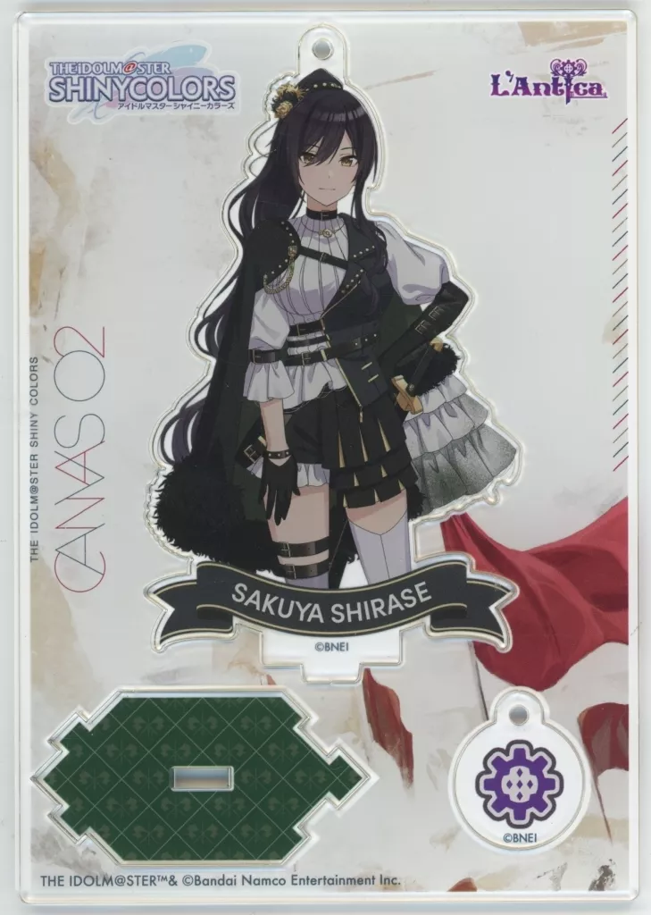 白瀬咲耶ver. “CANVAS” 02 アクリルスタンドキーホルダー 「アイドルマスター シャイニーカラーズ」