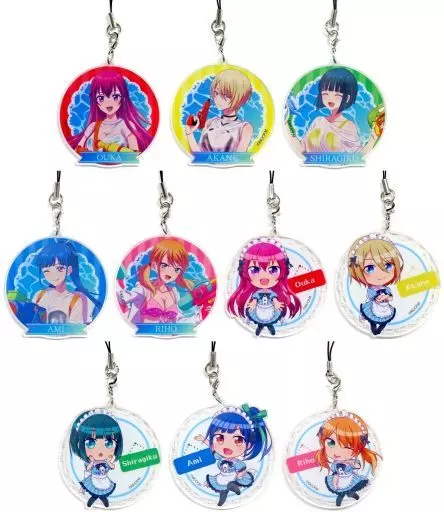 全10種セット アクリル 「MOLLY.ONLINEスクラッチ 女神のカフェテラス」 E賞