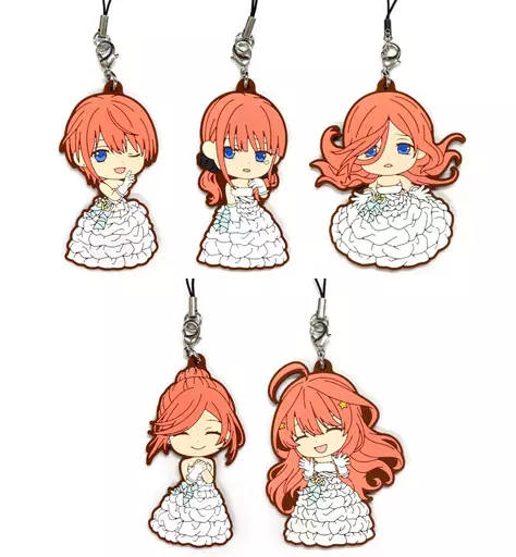 全5種セット ラバー きゅんキャラいらすとれーしょんず 「一番くじ 映画 五等分の花嫁 ～五つ子ゲームファイナル～」 H賞