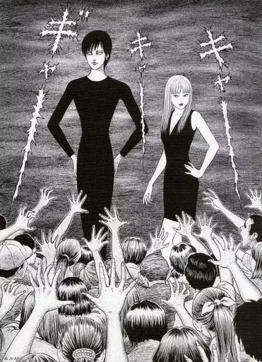 駿河屋 -<中古>四つ辻の美少年＆川上富江 アートボード 「死びとの恋