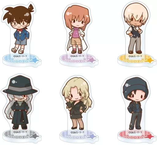 アクリルスタンド・アクリルパネル　全6種セット 「名探偵コナン ふわぷち アクリルスタンド」