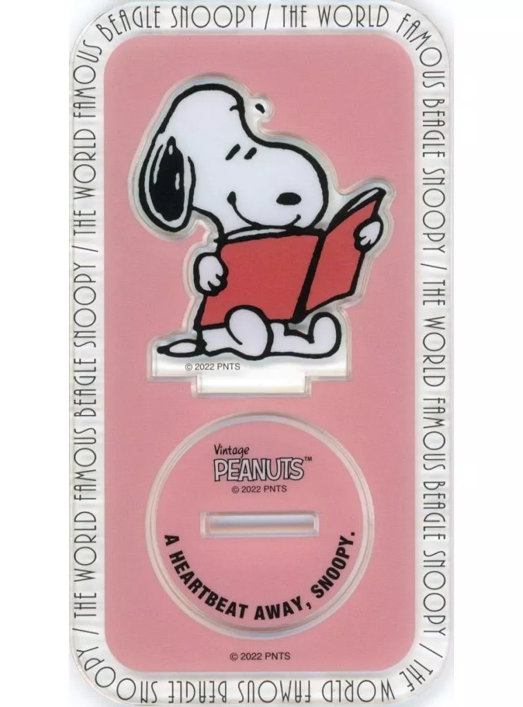 スヌーピー(本) アクリルスタンド 「PEANUTS(SNOOPY) A HEARTBEAT AWAY. SNOOPY」 PLAZA PASS 本会員様限定 対象商品購入特典_image