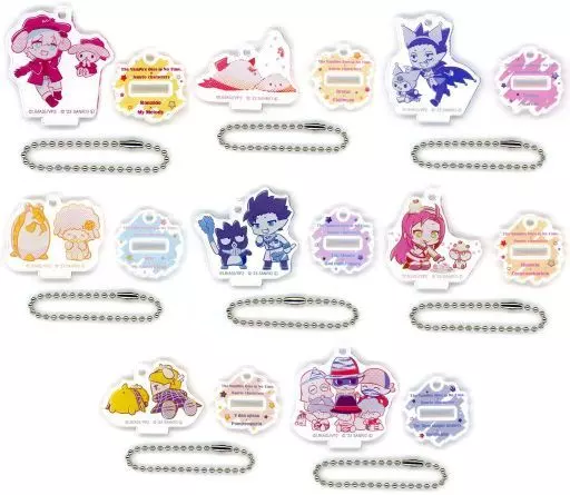 全8種セット 「吸血鬼すぐ死ぬ×サンリオキャラクターズ ミニアクリルスタンド」