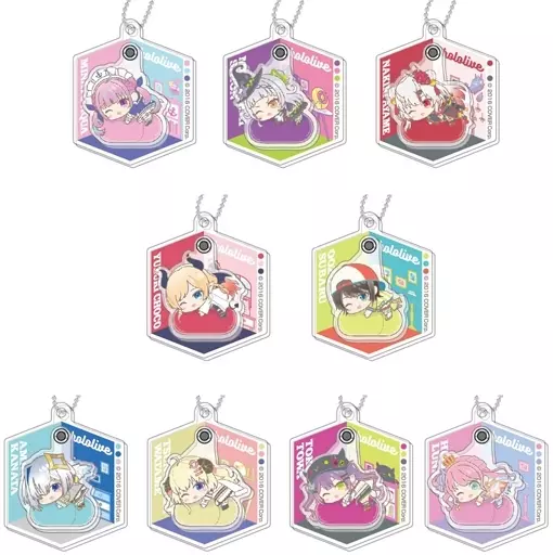 全9種セット 「ホロライブ はぐみーつ ぷらぷらアクリル D」