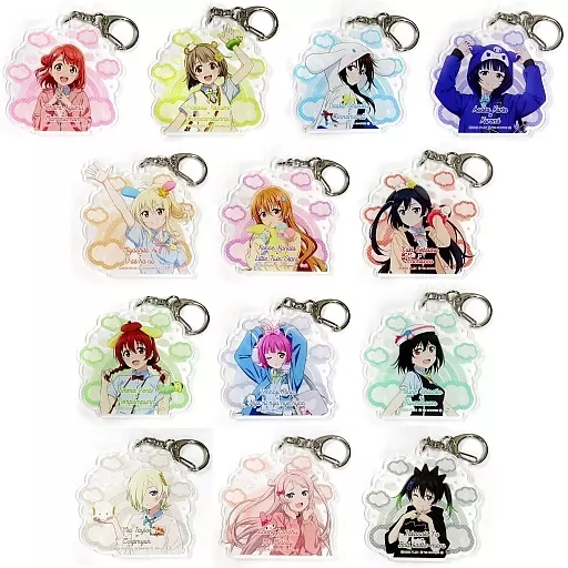 全13種セット 「ラブライブ!虹ヶ咲学園スクールアイドル同好会×サンリオキャラクターズ アクリル vol.2」