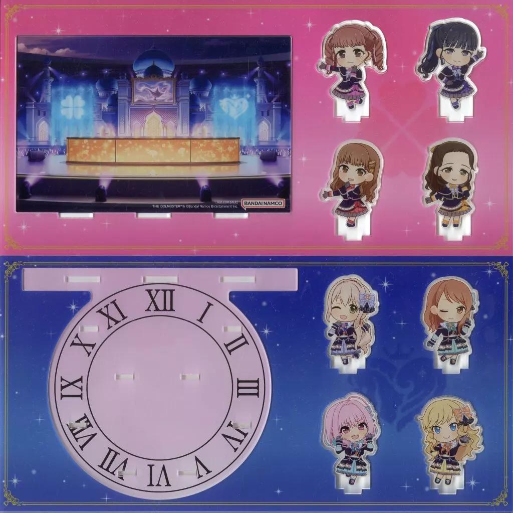 集合 オリジナルデザインアクリルスタンドセット 「ももいろクローバーZ×アイドルマスター シンデレラガールズ スターライトステージ」 ももクロ×デレステコラボ検定キャンペーン B賞当選品