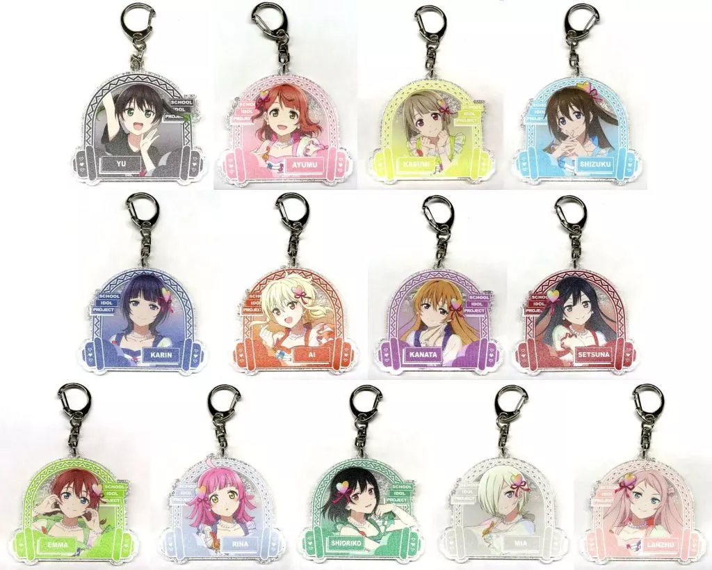 全13種セット 「ラブライブ!シリーズ スクフェスシリーズ感謝祭2023 きらりんアクリル 虹ヶ咲学園スクールアイドル同好会」
