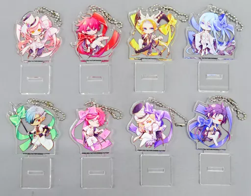 集合 描きおろしちびキャラアクリルスタンドキーチェーン8個セット 「Switchソフト ラディアンテイル -ファンファーレ!- 特装版 スペシャルステラセット」 同梱特典