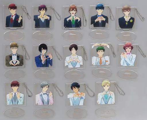 スタミュ 5th 5周年 アクリルスタンドキーホルダー ストテラ組 駿河屋 -<中古>全14種セット 「スタミュ5th Anniversary Series