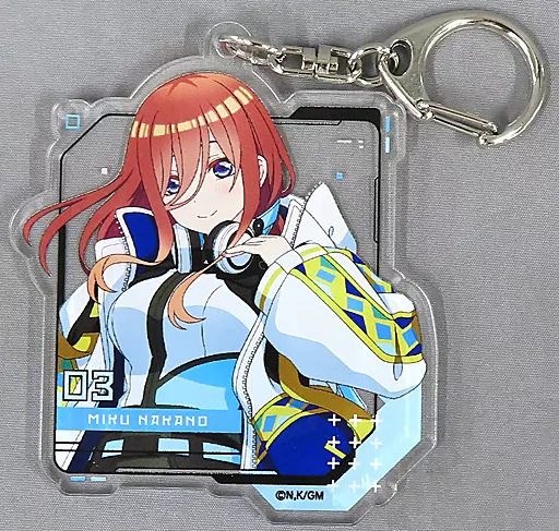中野三玖(数字なし) アクリル cyber style 「映画 五等分の花嫁 キャラポップストア ミニゲーム 五つ子たちのタイムトライアル」 B賞