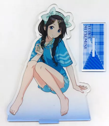 三峰結華 スタンド付きメガアクリルプレート～プライベートドレスダウン～ 「アイドルマスター シャイニーカラーズ」 ナムコ限定