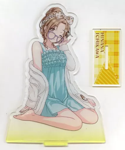 市川雛菜 スタンド付きメガアクリルプレート～プライベートドレスダウン～ 「アイドルマスター シャイニーカラーズ」 ナムコ限定