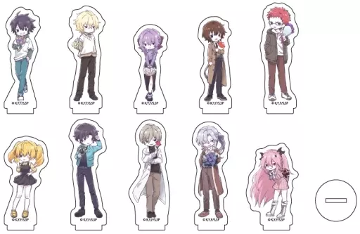 【希少】終わりのセラフ グラフアート アクリルぷちスタンド 駿河屋 -<中古>全10種セット 「終わりのセラフ アクリルぷちスタンド