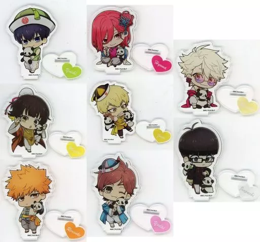 アクリルスタンド・アクリルパネル　全8種セット 「ブルーロック×#推しとアメ ミニキャラアクリルスタンド vol.1」