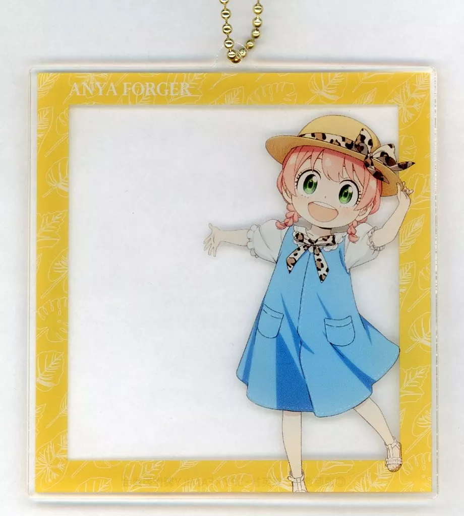 アーニャ・フォージャー 描き下ろしイラスト アニマル柄ver. フォトフレーム風BIGアクリル 「SPY×FAMILY in 東武動物公園」