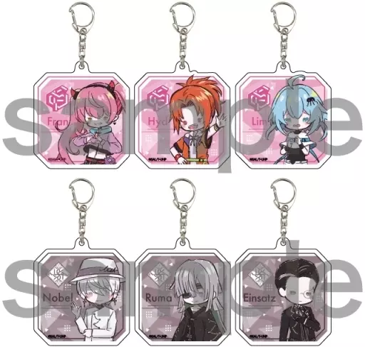 全6種セット 「テクノロイド ユニゾンハート アクリル 03. Vol.3 グラフアートイラスト」