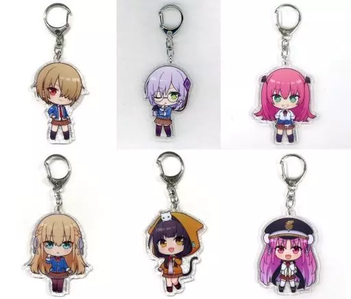 全6種セット きらりんアクリルチャーム 「ヘブンバーンズレッド」 GiGO限定