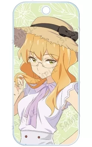 橘純加 「私の百合はお仕事です! 描き下ろしイラスト 白いワンピースver. トレーディングアクリルキータグ」