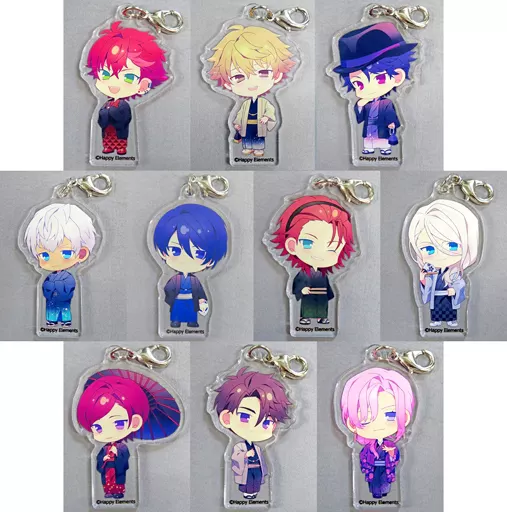 全10種セット 「エリオスライジングヒーローズ POP UP STORE in SHIBUYA109 トレーディングアクリルチャーム ver.A(DISP!!!2023)」
