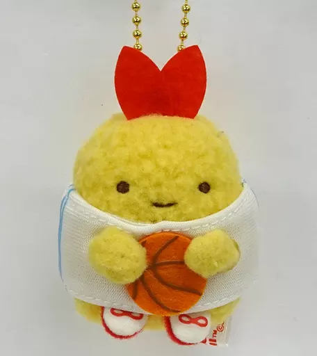 えびふらいのしっぽ ぶらさげぬいぐるみ バスケットボール 「すみっコぐらし」