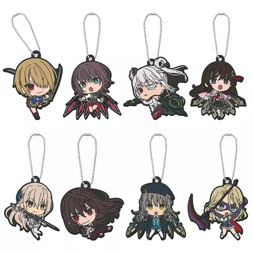 全8種セット 「ヘブンバーンズレッド カプセルラバーマスコット」