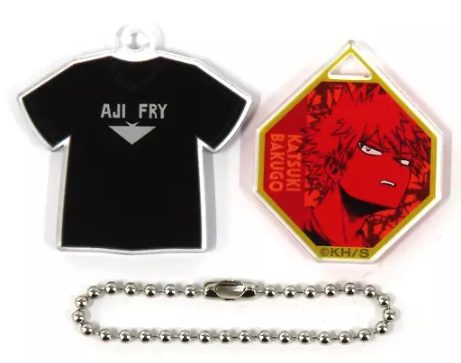 1.爆豪勝己(レッド/AJI FRY) 「僕のヒーローアカデミア 爆豪勝己のTシャツコレクションチャーム」
