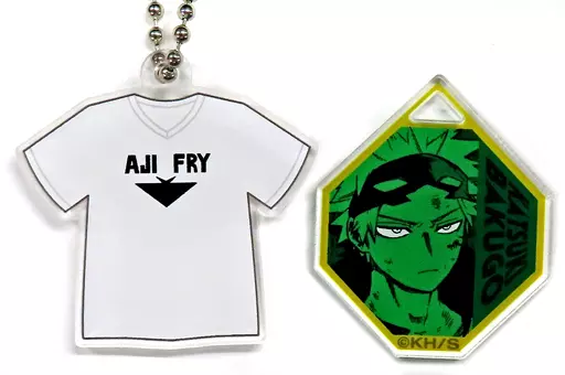 6.爆豪勝己(グリーン/AJI FRY) 「僕のヒーローアカデミア 爆豪勝己のTシャツコレクションチャーム」