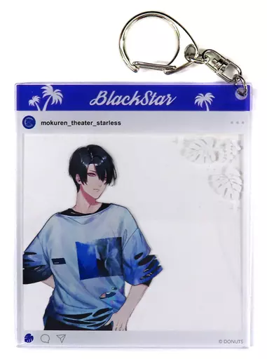 モクレン 「ブラックスター -Theater Starless- BLACK TOUR 2023×カラオケまねきねこ SNS風アクリル 夏私服Ver. 」