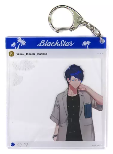 夜光 「ブラックスター -Theater Starless- BLACK TOUR 2023×カラオケまねきねこ SNS風アクリル 夏私服Ver. 」